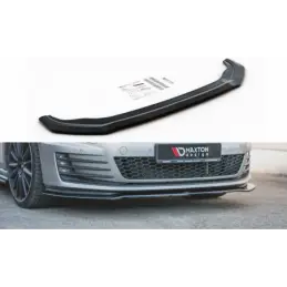 Maxton Front Splitter V.2 VW Golf 7 GTI Gloss Black, Golf 7