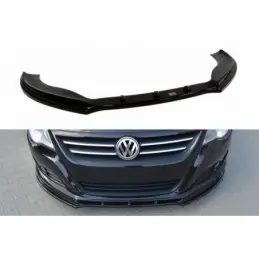 Maxton FRONT SPLITTER V.1 VW PASSAT CC PREFACE MODEL, STANDARD BUMPER Gloss Black, Passat CC