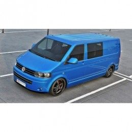 Maxton FRONT SPLITTER VW T5 (FACELIFT) ver.2 Gloss Black, T5