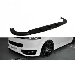 Maxton FRONT SPLITTER VW T5 SPORTLINE Gloss Black, T5