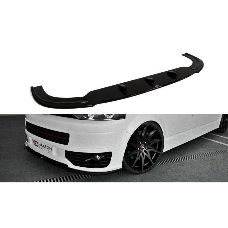 Maxton FRONT SPLITTER VW T5 SPORTLINE Gloss Black, T5