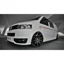 Maxton FRONT SPLITTER VW T5 SPORTLINE Gloss Black, T5