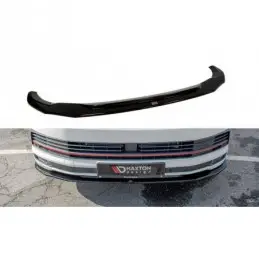 Maxton Front Splitter V.2 Volkswagen T6 Gloss Black, T6