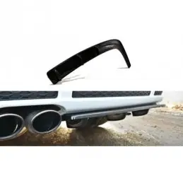 Maxton REAR SPLITTER AUDI RS4 B5 (with a vertical bar) Gloss Black, A4/S4/RS4 B5