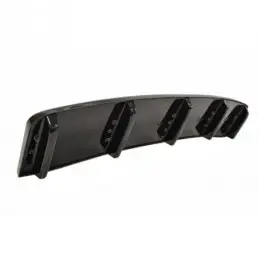 Maxton CENTRAL REAR SPLITTER AUDI A7 S-LINE (FACELIFT) (with vertical bars) Gloss Black, A7/ S7 / RS7 - C7