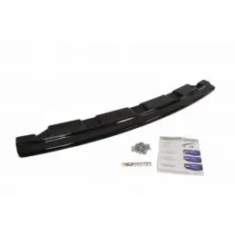 Maxton CENTRAL REAR SPLITTER for BMW 5 F11 M-PACK - without vertical bars (fits two single exhaust ends) Gloss Black, Serie 5 F1