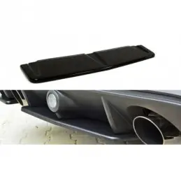 Maxton Central Rear Splitter Ford Focus RS Mk3 Gloss Black, Focus Mk3 / 3.5 / ST / RS