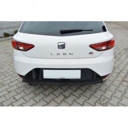 Maxton REAR VALANCE SEAT LEON III FR Gloss Black, Leon Mk3 FR