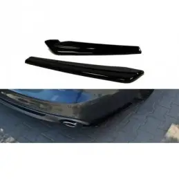 Maxton REAR SIDE SPLITTERS AUDI A6 C7 S-LINE AVANT Gloss Black, A6/S6/RS6 4G C7 