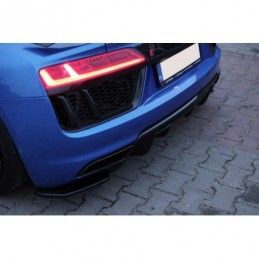 Maxton Rear Side Splitters Audi R8 Mk.2 Gloss Black, R8