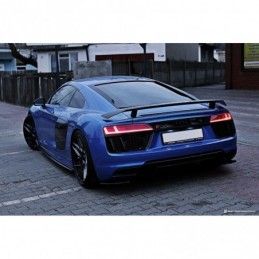 Maxton Rear Side Splitters Audi R8 Mk.2 Gloss Black, R8