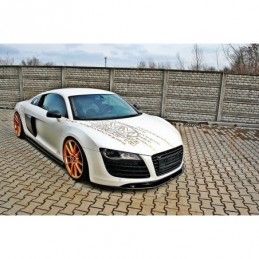 Maxton Side Skirts Diffusers Audi R8 Mk.1 Gloss Black, R8