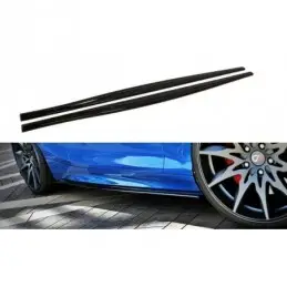 Maxton SIDE SKIRTS DIFFUSERS V.1 BMW 1 F20 M135i / M140i / M-Pack Gloss Black, Serie 1 F20/ F21