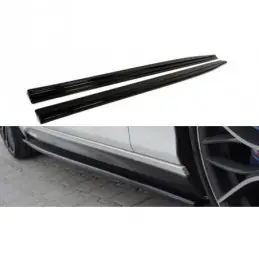 Maxton SIDE SKIRTS DIFFUSERS BMW 1 F21 M135i / M140i / M-Pack Gloss Black, Serie 1 F20/ F21