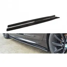 Maxton SIDE SKIRTS DIFFUSERS for BMW 6 Gran Coupé MPACK Gloss Black, Serie 6 F06/ F12/ F13