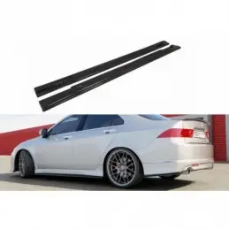 Maxton SIDE SKIRTS DIFFUSERS HONDA ACCORD VII TYPE-S Gloss Black, ACCORD