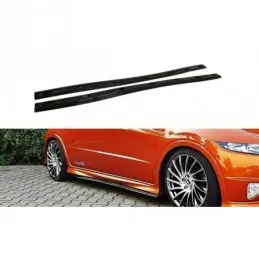 Maxton SIDE SKIRTS DIFFUSERS HONDA CIVIC VIII TYPE S/R Gloss Black, CIVIC