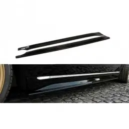 Maxton SIDE SKIRTS DIFFUSERS Jeep Grand Cherokee WK2 Summit (FACELIFT) Gloss Black, Jeep