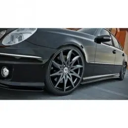 Maxton SIDE SKIRTS DIFFUSERS MERCEDES E-CLASS W211 AMG Gloss Black, W211