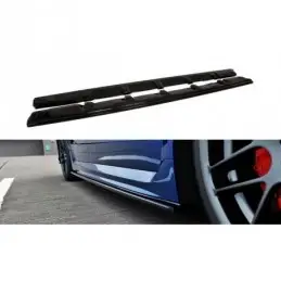 Maxton SIDE SKIRTS DIFFUSERS SUBARU WRX STI Gloss Black, MAXTON DESIGN