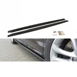 Maxton Side Skirts Diffusers Audi S3 8P / S3 8P FL / RS3 8P Gloss Black, A3/ S3/ RS3 8P