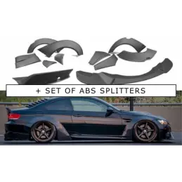 REAR SIDE SPLITTERS for BMW 3 E92 M-PACK FACELIFT Gloss Black, Our Offer \  BMW \ Seria 3 \ E92/93 Facelift [2010-2013] BMW \ Seria 3 \ E92 Facelift