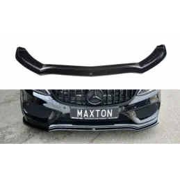 Maxton FRONT SPLITTER V.1 MERCEDES- BENZ C43 AMG W205 Gloss Black, W205