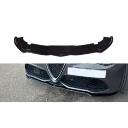 Maxton FRONT SPLITTER V.1 ALFA ROMEO GIULIA VELOCE Gloss Black, Giulia Veloce