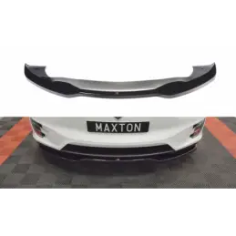 Maxton FRONT SPLITTER V.2 TESLA MODEL X Gloss Black, Tesla