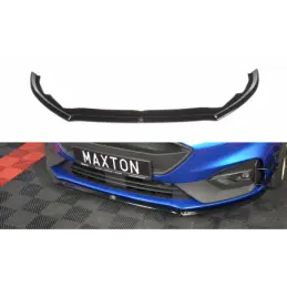 Maxton Front Splitter V.3 Ford Focus ST / ST-Line Mk4 Gloss Black, Focus Mk4 / ST-Line