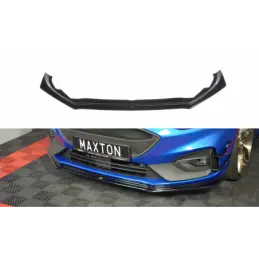 Maxton Front Splitter V.5 Ford Focus ST / ST-Line Mk4 Gloss Black, Focus Mk4 / ST-Line