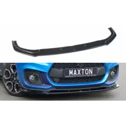 Maxton FRONT SPLITTER V.1 SUZUKI SWIFT 6 SPORT Gloss Black, Suzuki