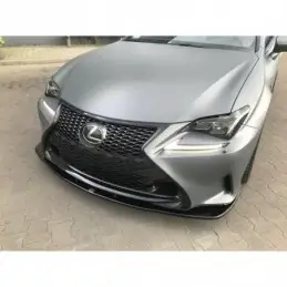 Maxton FRONT SPLITTER V.1 Lexus Rc Gloss Black, Lexus