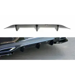 Maxton Rear Valance Mercedes-Benz E-Class W213 Coupe (C238) AMG-Line Gloss Black, W213