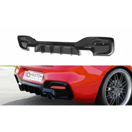 Maxton REAR VALANCE Bmw 1 F20/ F21 Facelift M-Power Gloss Black, Serie 1 F20/ F21