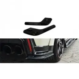 Maxton REAR SIDE SPLITTERS HONDA CIVIC IX TYPE R Gloss Black, CIVIC