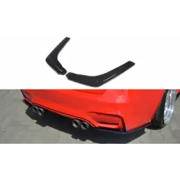 Maxton REAR SIDE SPLITTERS V.1 BMW M3 F80 Gloss Black, Serie 3 F30/ F31