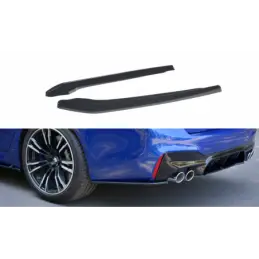 Maxton REAR SIDE SPLITTERS BMW M5 F90 Gloss Black, M5 F90