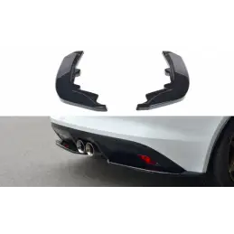 Maxton REAR SIDE SPLITTERS JAGUAR F-TYPE Gloss Black, Jaguar