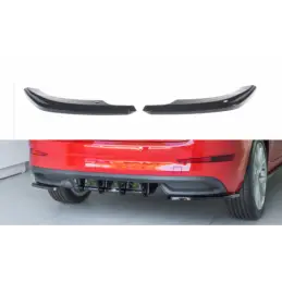 Maxton Rear Side Splitters Skoda Scala Gloss Black, Scala